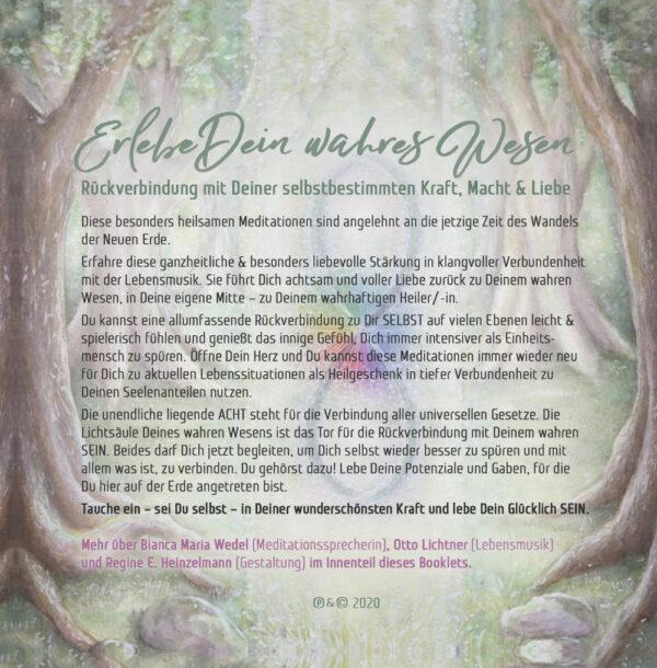 Cover 02 von Meditationen - Erlebe Dein wahres Wesen in Verbindung mit der Schwingungsmedizin