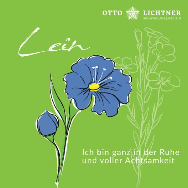 Cover von Lein in Verbindung mit der Pflanzen Lebensmusik von Otto Lichtner